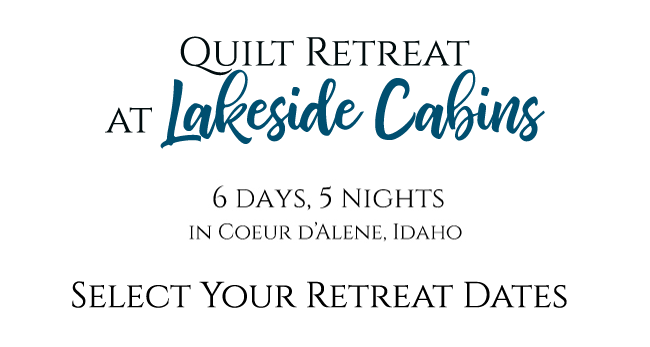 Quilt Retreat at Camp Lutherhaven - Choose a date below.